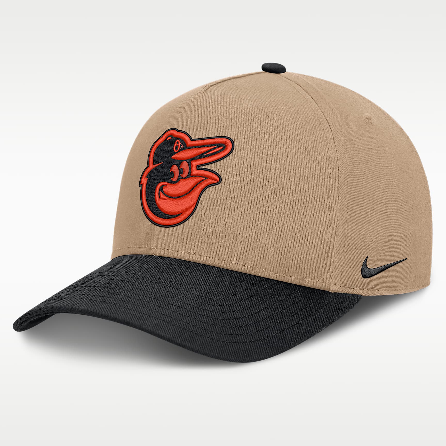 ライトニング　ホロ　13-192s Baltimore Orioles Rise Men's Nike MLB A-Frame Trucker Adjustable
